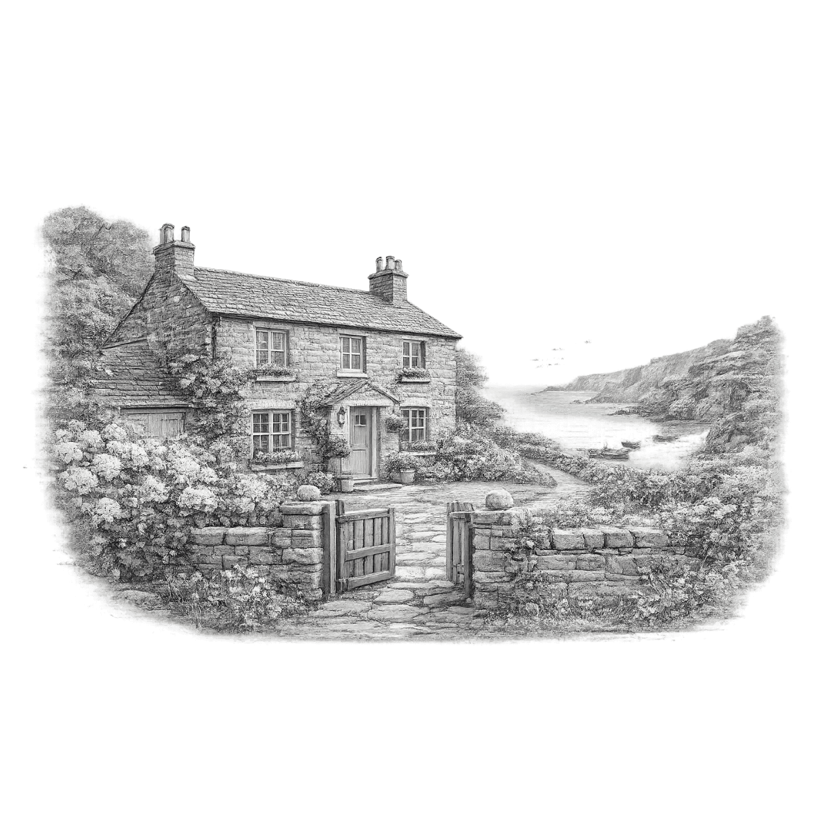 Example of a design-led property layout for a place like Mary's Cottage