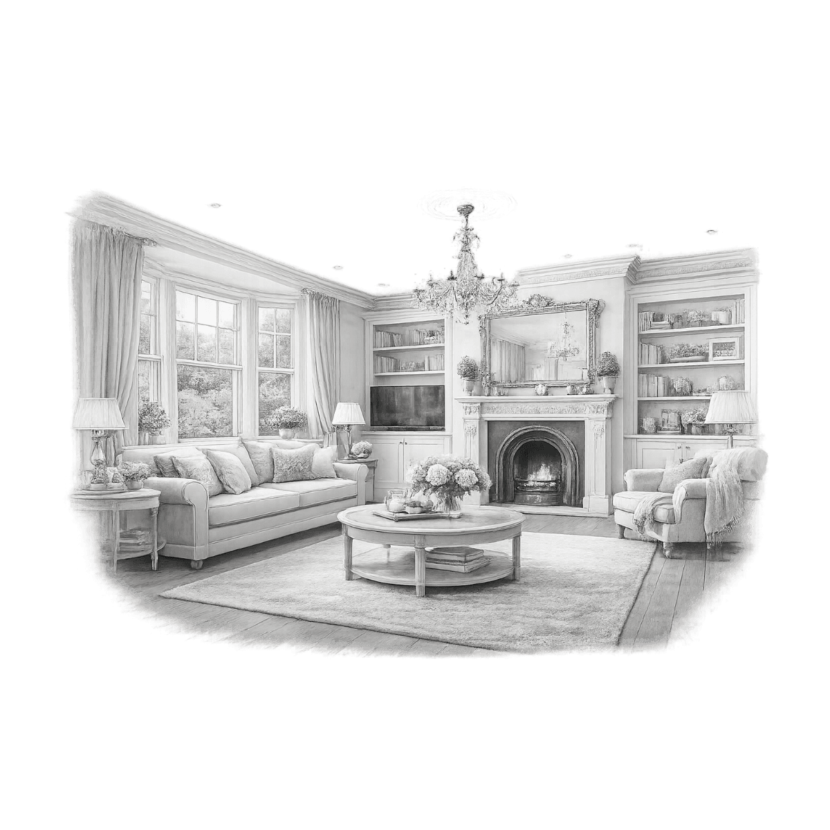 Example hero and gallery layout for high-value property